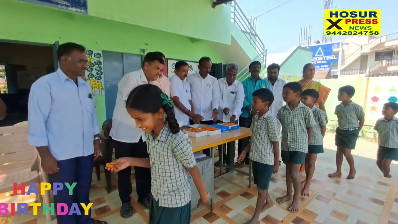தமிழகம் முதல்வர்  அவர்களின் பிறந்தநாள் விழா பள்ளி மாணவ மாணவிகளுக்கு இனிப்பு வழங்கி கொண்டாடப்பட்டது