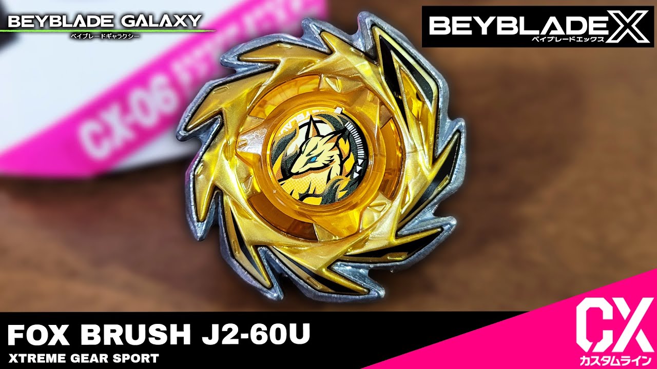 Análise CX-06 03 FOX BRUSH J 2-60U - Random Booster Select [Beyblade X]