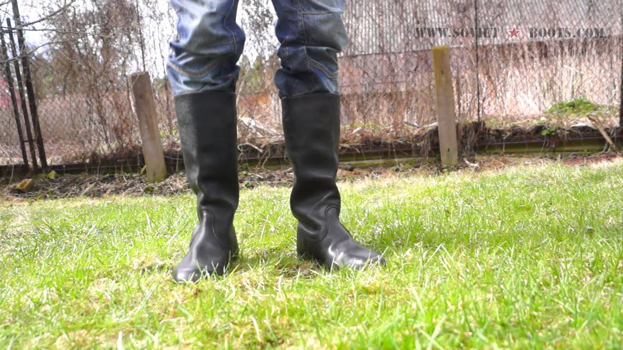 East German NVA leather jack boots