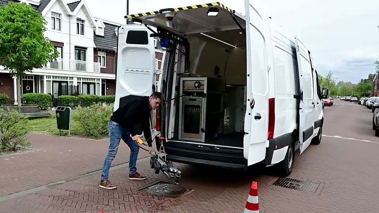 Sewer Robotics: Battery Powered Electric Reinstatement Cutting Van