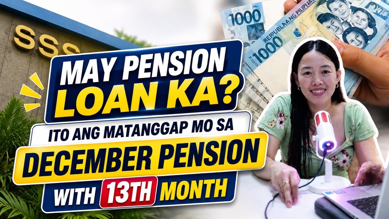 ✅May pension loan ka?Ito ang matatanggap mo na December pension with 13th month pension!
