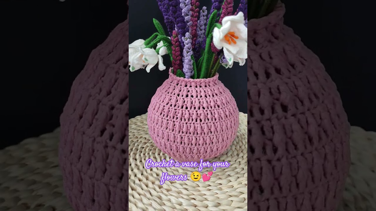 💕Crochet vase 💕