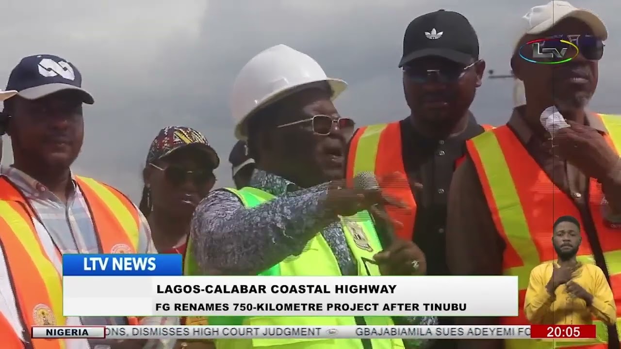 Lagos Calabar Coastal Highway: FG renames 750 kilometre project after Tinubu
