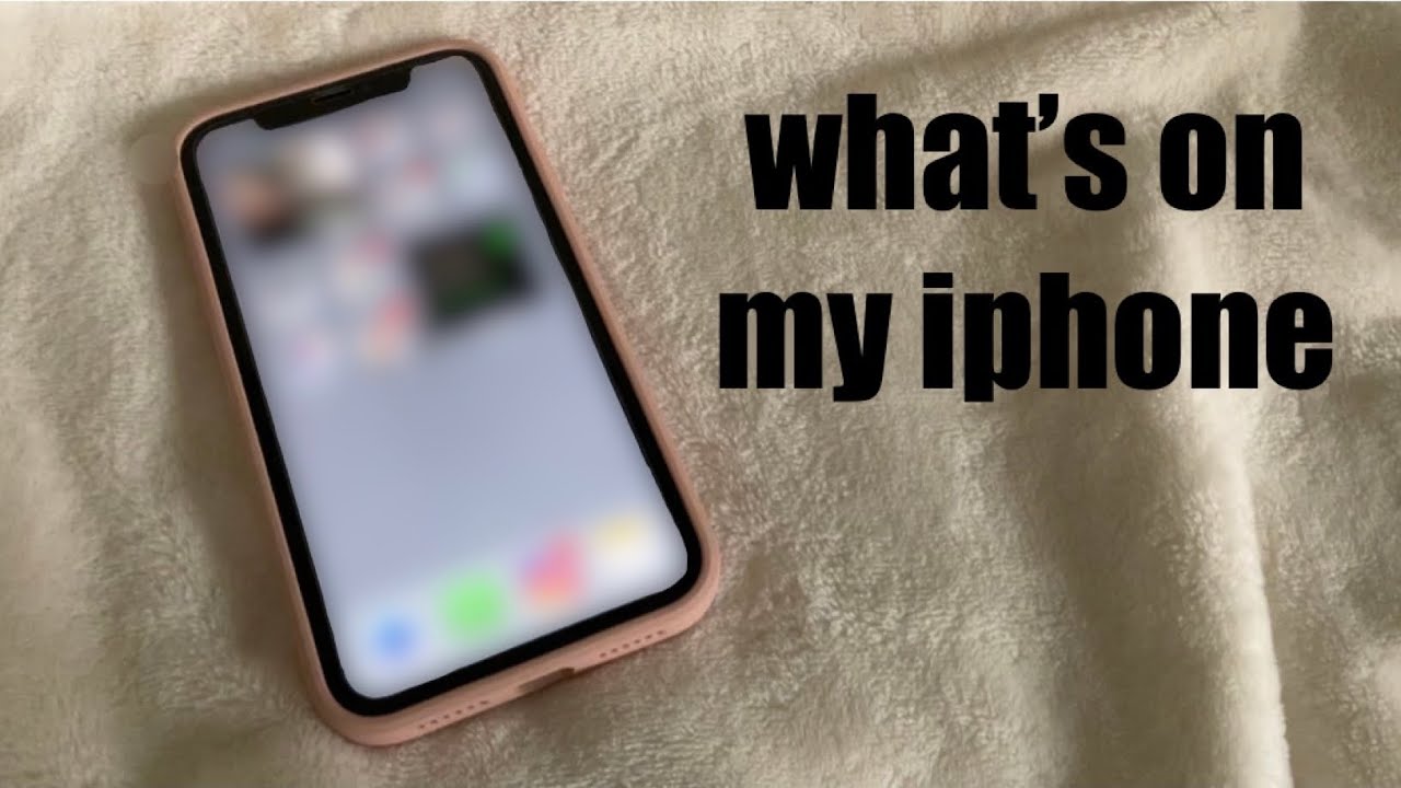 ASMR what’s on my iphone