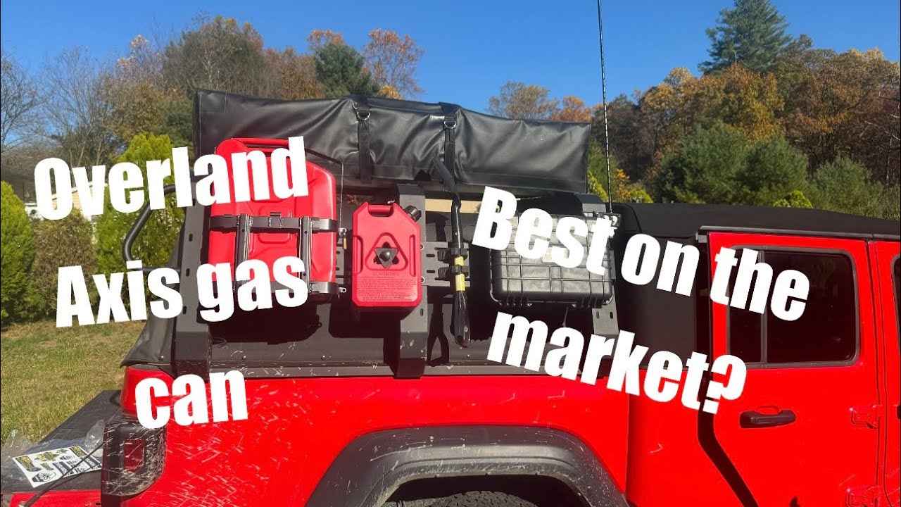 Better than Rotopax? Overland Axis mounted gas can review. 