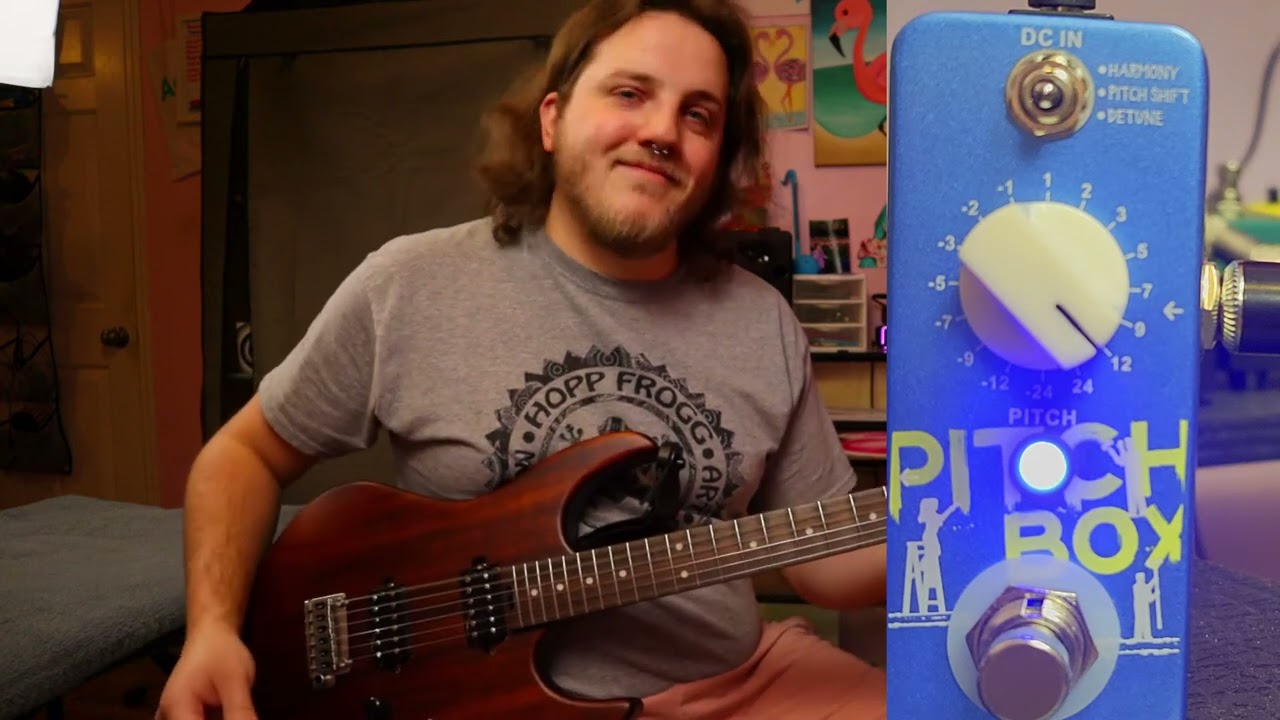 LEKATO PS-01 Pitch Box Pitch Shifting Effector Pedal Review by @Electric.Flamingo