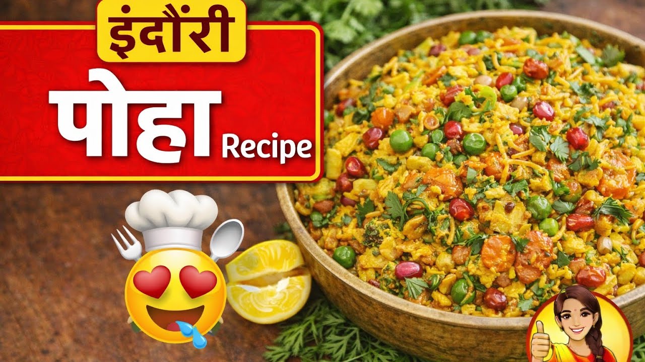 पोहा रेसिपी | झटपट बनने वाला स्वादिष्ट नाश्ता #food #recipe #foodie 