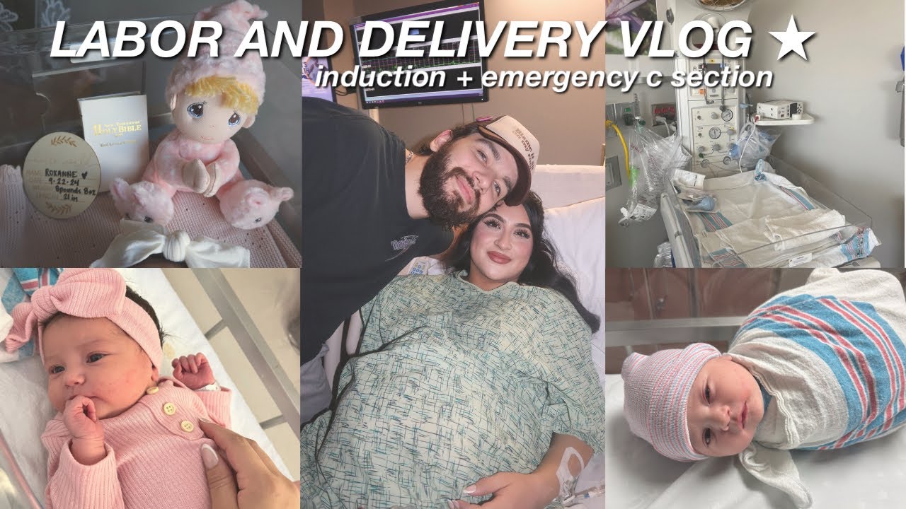 LABOR AND DELIEVERY VLOG 👼🏻♥︎ * my birth story, induction, c section, 41 weeks pregnant*