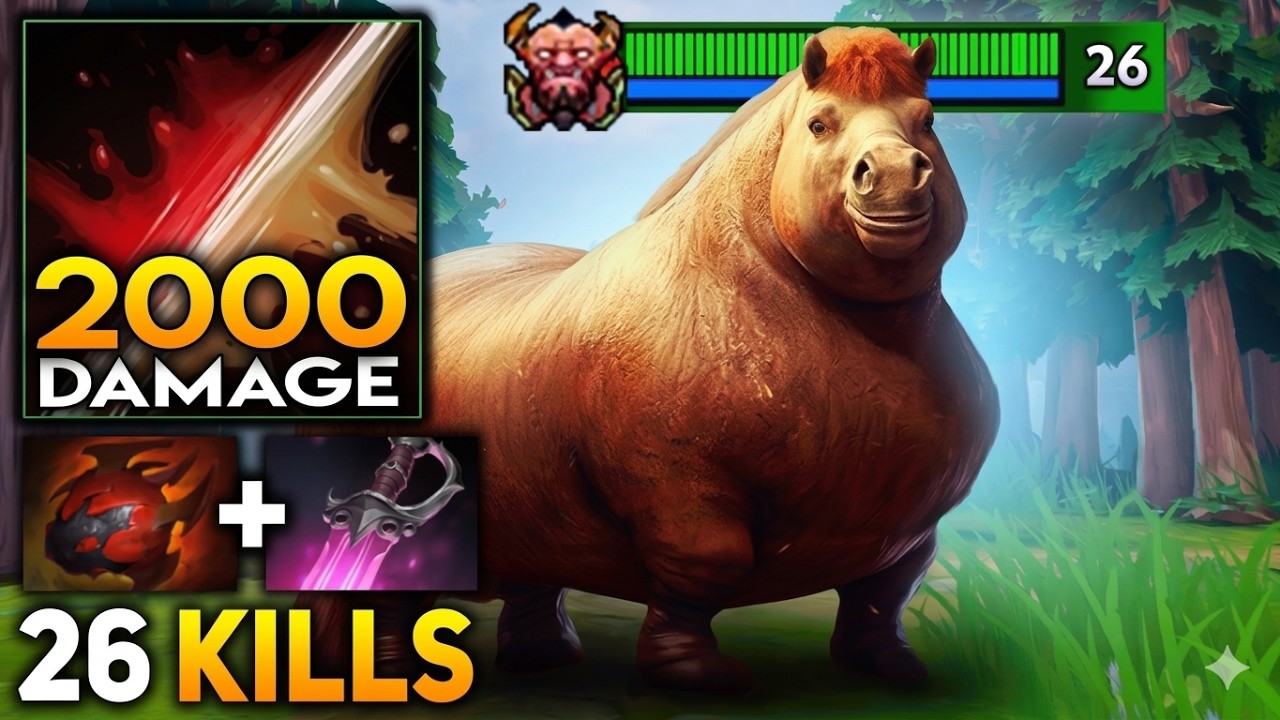 Centaur Warrunner 1 Shot Meta 🔥🔥🔥+2000 Damage 26 Kills | Dota 2 Gameplay