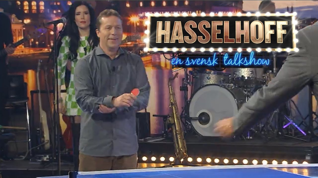 Pingis med JO Waldner - Beat the Hoff | Hasselhoff - En Svensk Talkshow