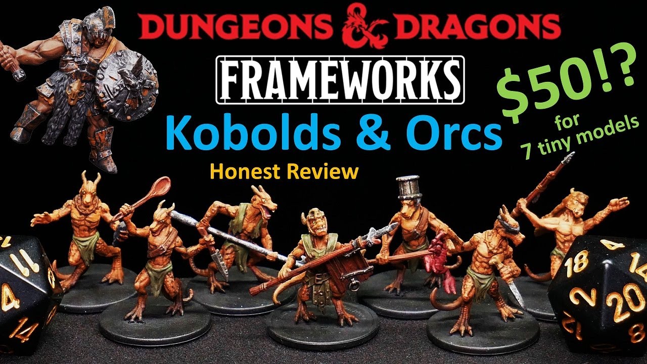 Wizkids Frameworks Dungeons and Dragons Review Orcs and Kobolds