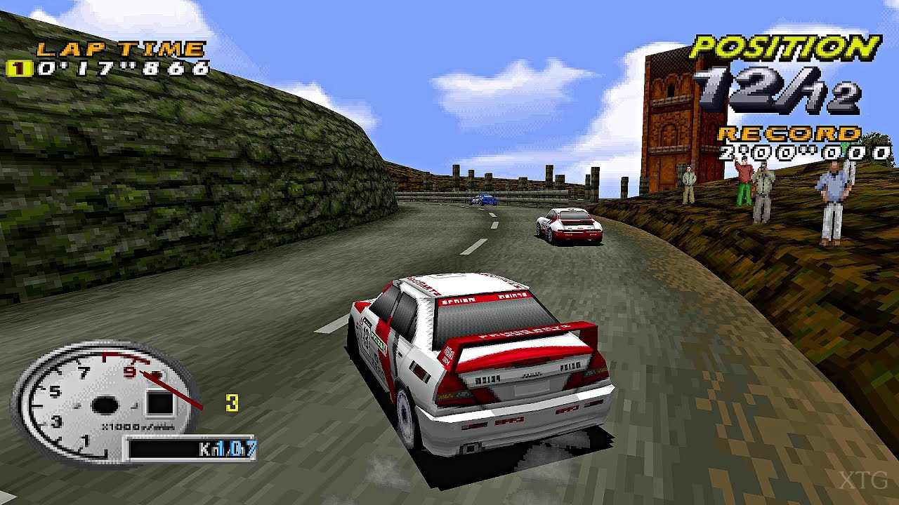 Rally de Africa PS1 Gameplay HD (Beetle PSX HW)