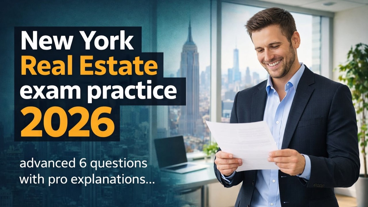 New York Real Estate Exam Practice 2026: Advanced 6 Questions With Pro Explanations
