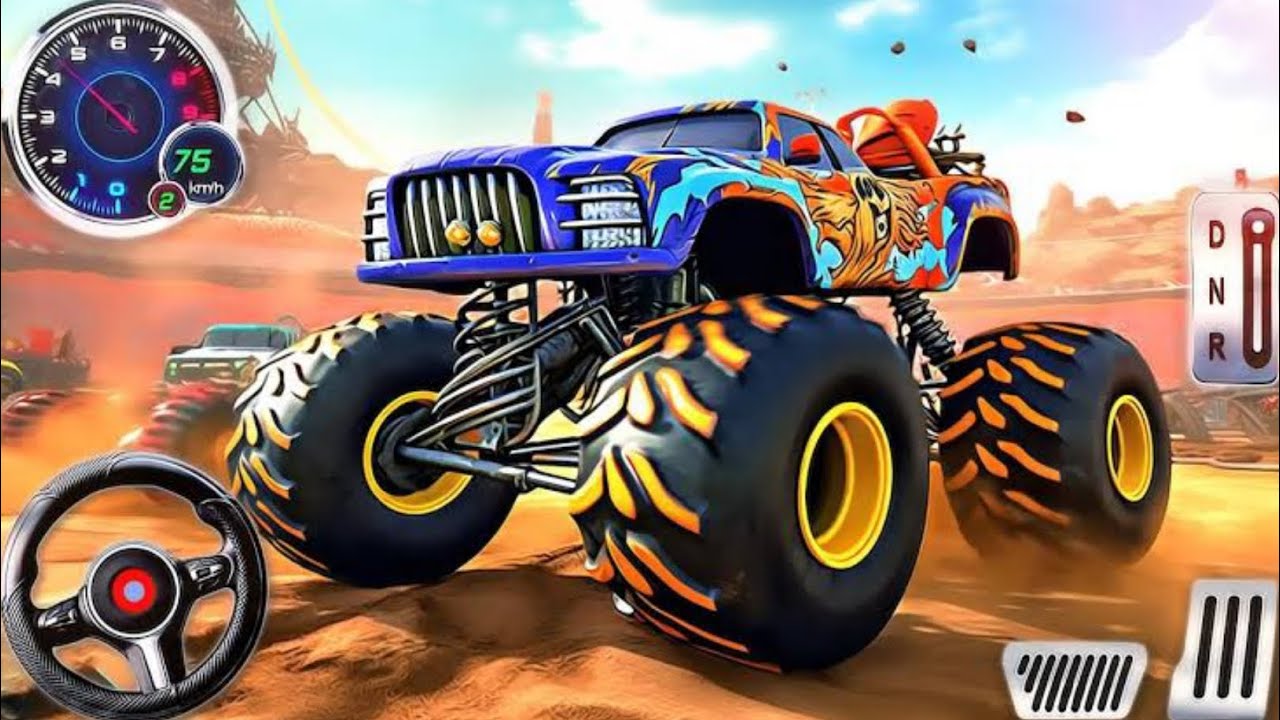 Monster Truck Mountain Offroad Driving - Extreme Hill Climb 4x4 Jeep Driver - Android GamePlay #2