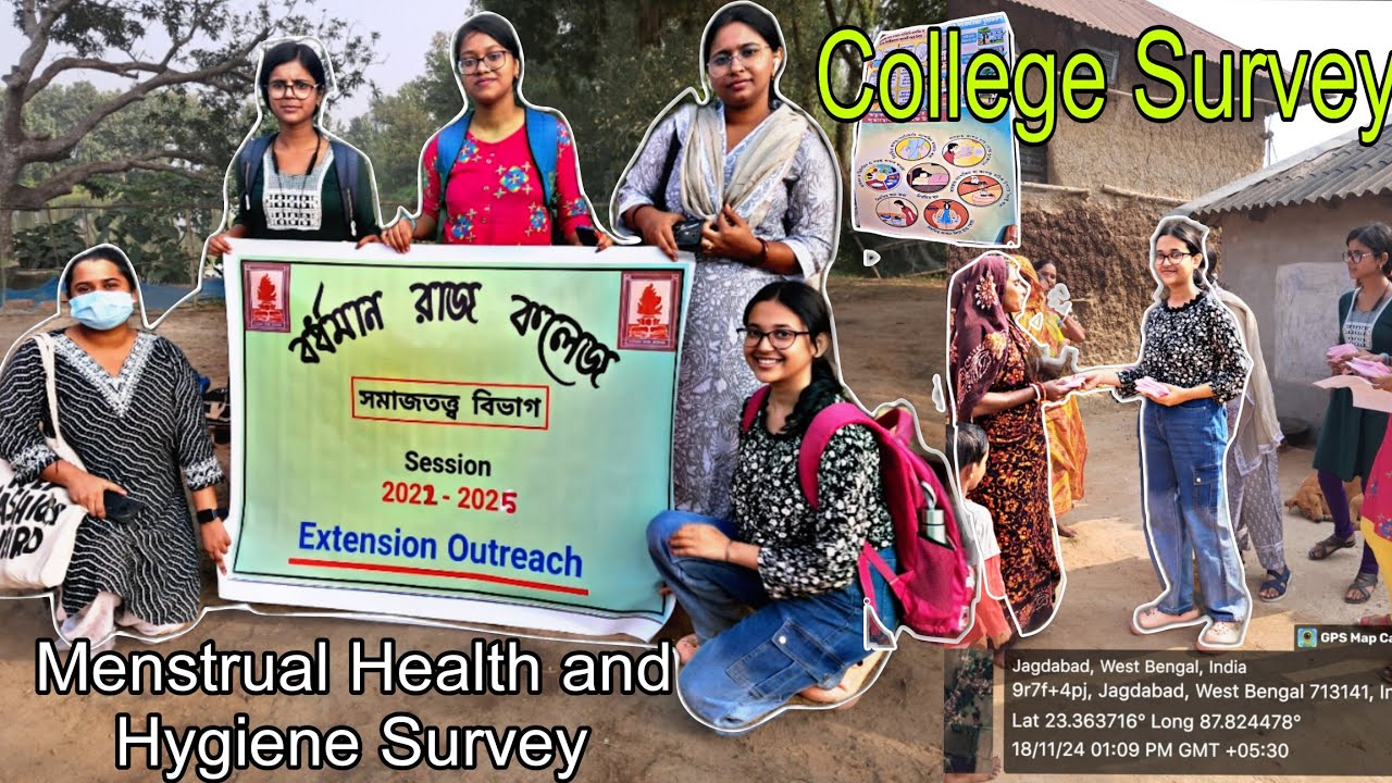 Menstrual Health and Hygiene Awareness || College Survey || Burdwan Raj College