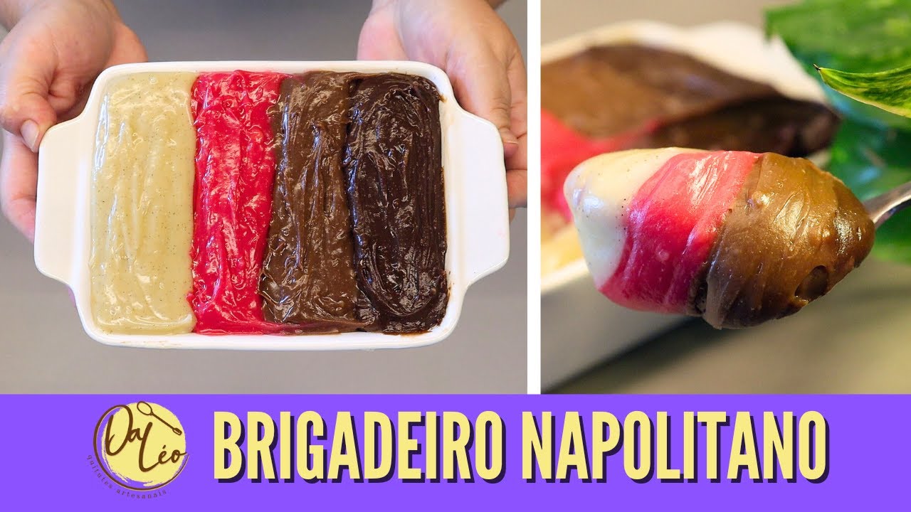 BRIGADEIRO NAPOLITANO FEITO EM APENAS UMA PANELA | SUPER CREMOSO