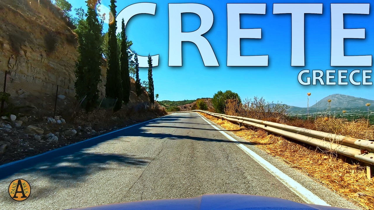 Greece | Crete | Sunny Drive through Southern Crete, Tympaki to Kommos Beach, Relaxation & Unwinding