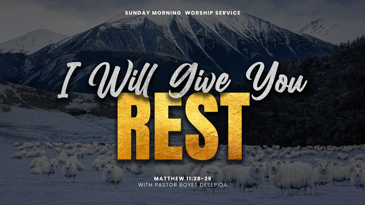 I WILL GIVE YOU REST | March 8, 2026