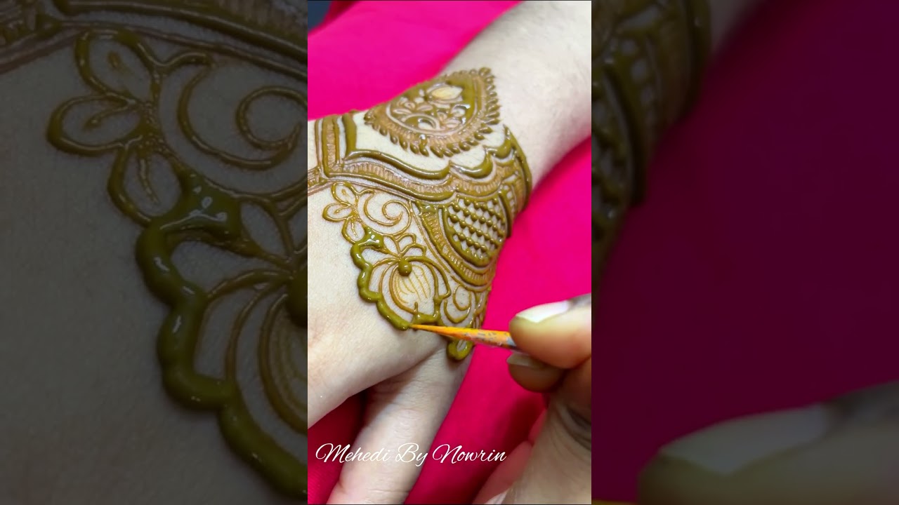 Party theme gorgeous Henna Tutorial | Mehedi By Nowrin