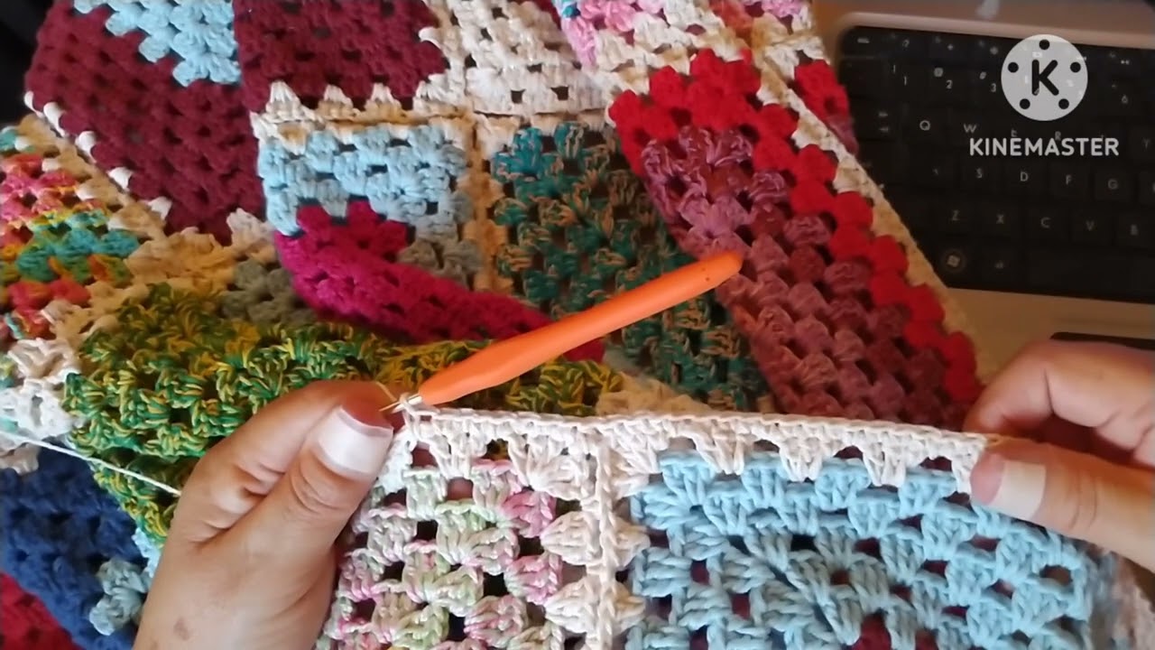 minha colcha de croche ficou linda, estao preparados ? bico de acabamento, dicas e agradecimento