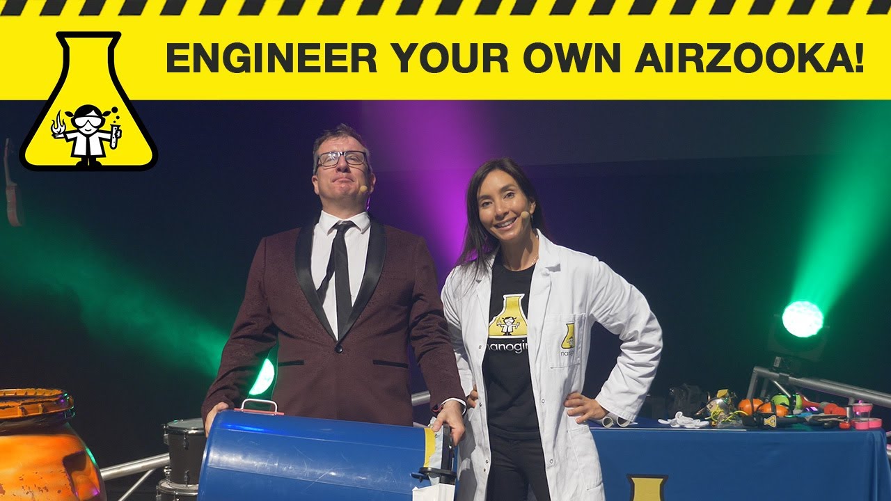 Make an Airzooka with Nanogirl and Boris!