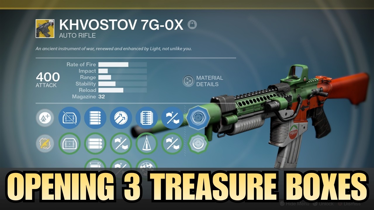 Opening 3 Treasure of Ages Boxes, Rewards, Ornaments and Loot [Destiny 1]