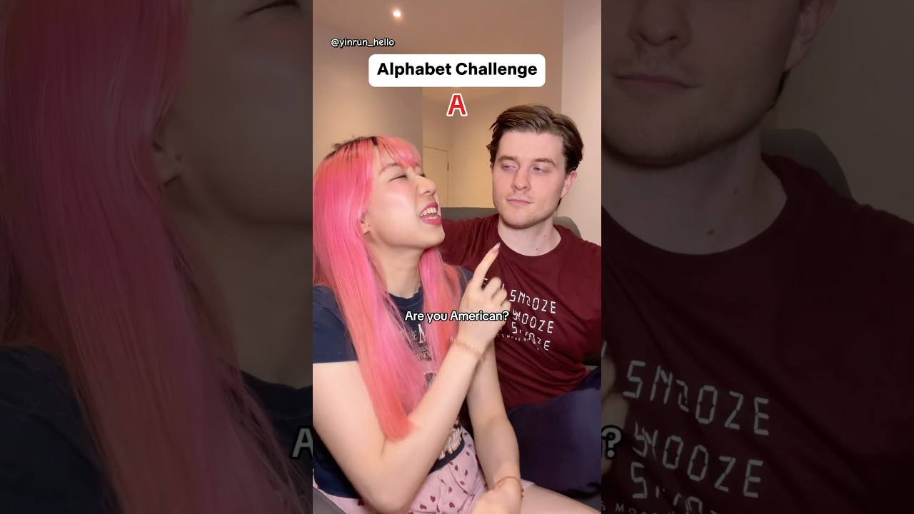 This was pure chaos 🤣 #alphabet #couplechallenge #challenge #couple&nbsp;#love&nbsp;#trending