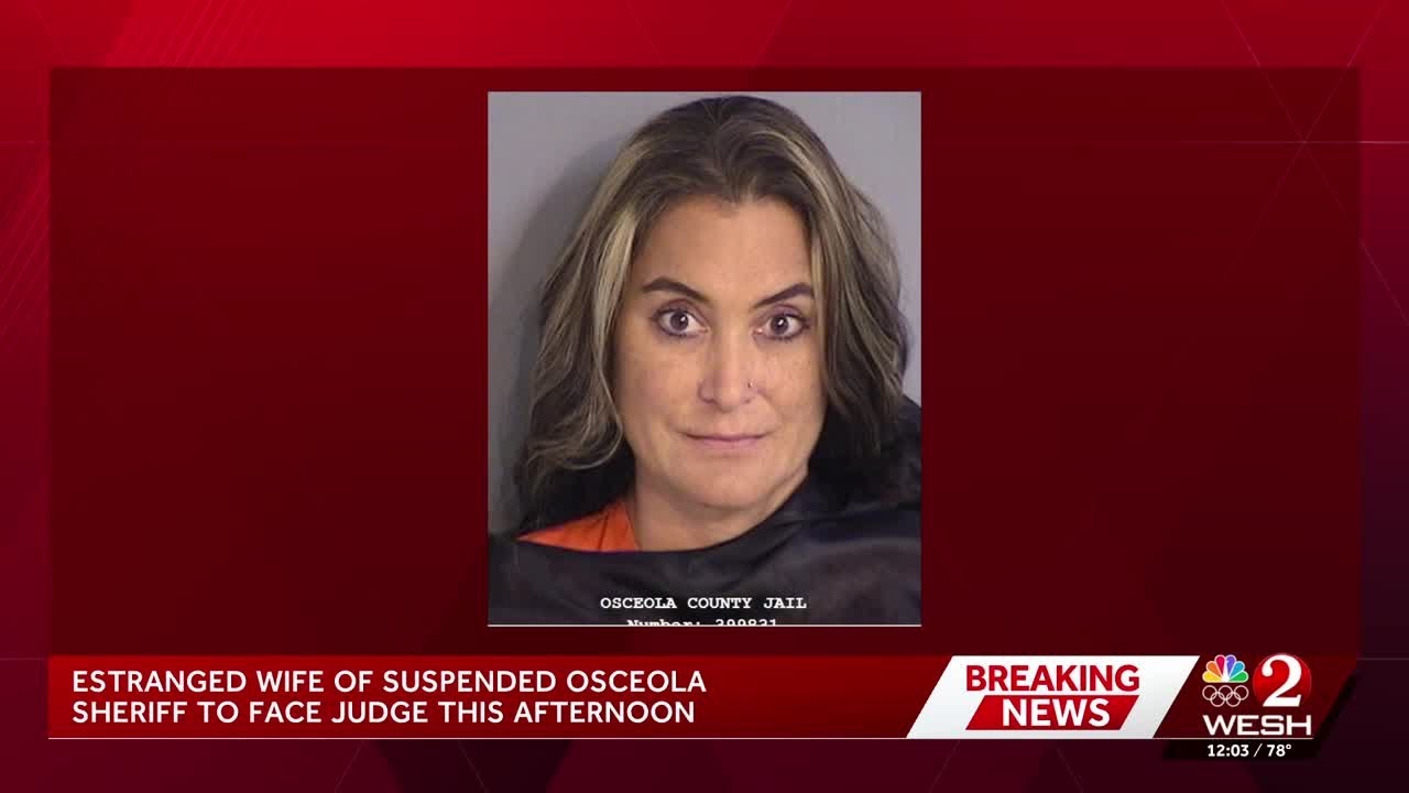 Estranged wife of suspended Osceola Sheriff Lopez to face judge Friday after 2nd arrest