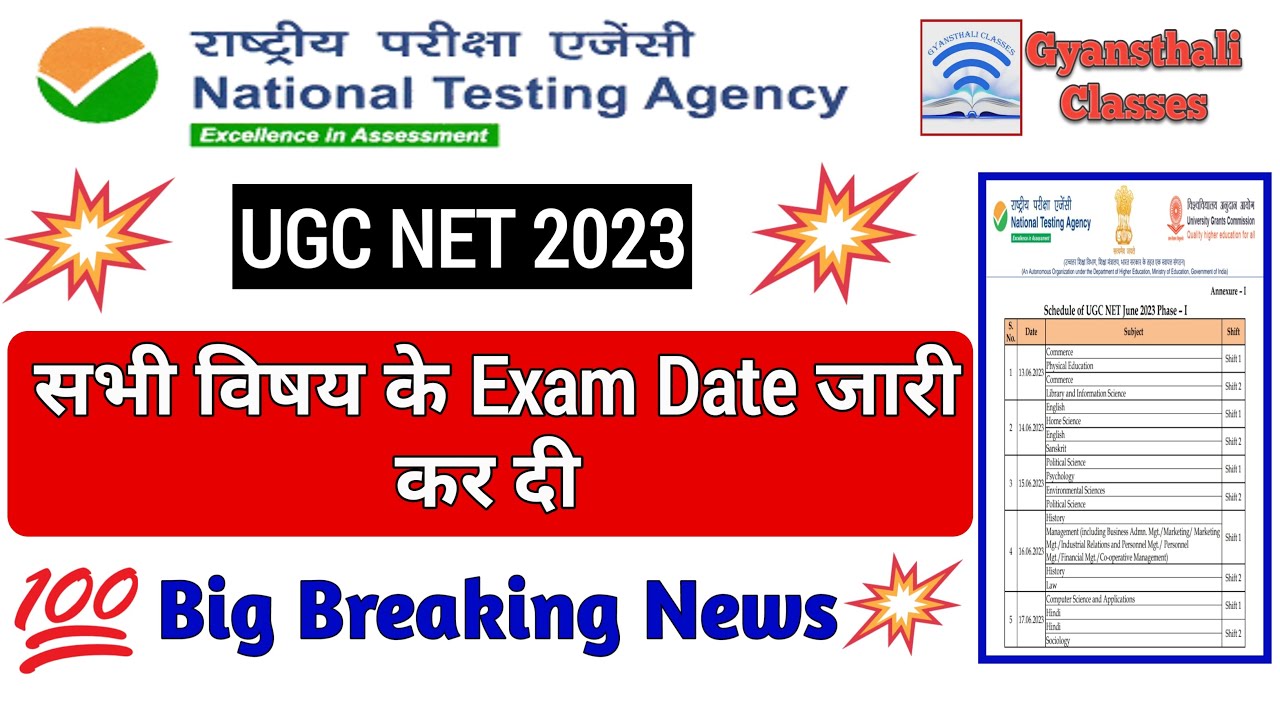 UGC NET 2023 Phase 2 Official UPDATE भी आ गई 🥳 ll all subjects city intimation and date ll
