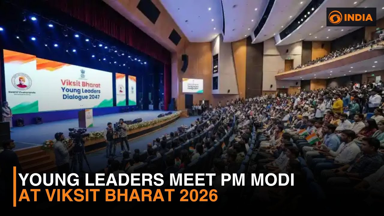 Young Leaders Meet PM Modi at Viksit Bharat 2026 & more news | DD India Live | 5 PM IST