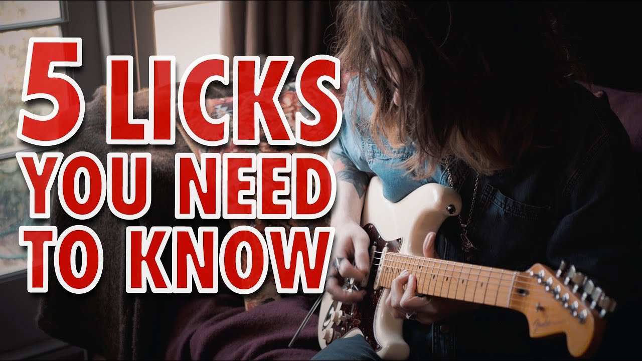 BREAK OUT OF THE BOX: 5 Awesome Licks that you NEED to know!