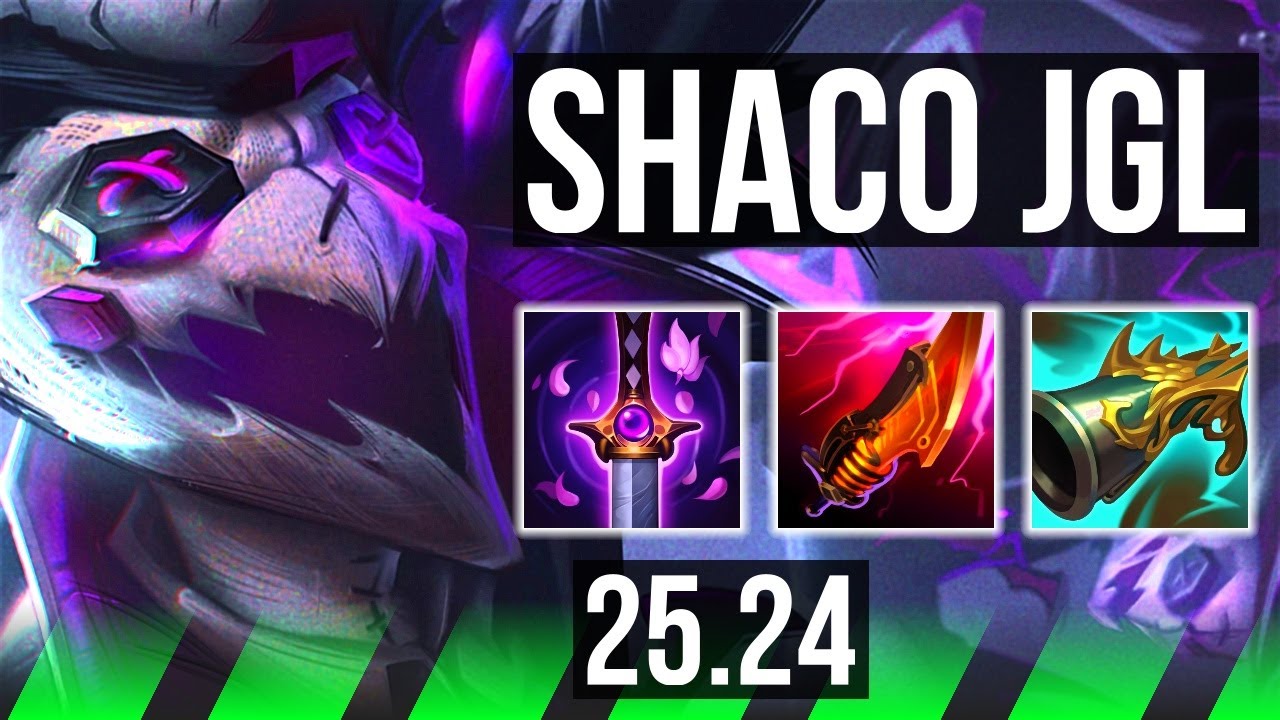 SHACO vs MASTER YI (JGL) | Good KDA: 18/1/6 | EUW Master | 25.24