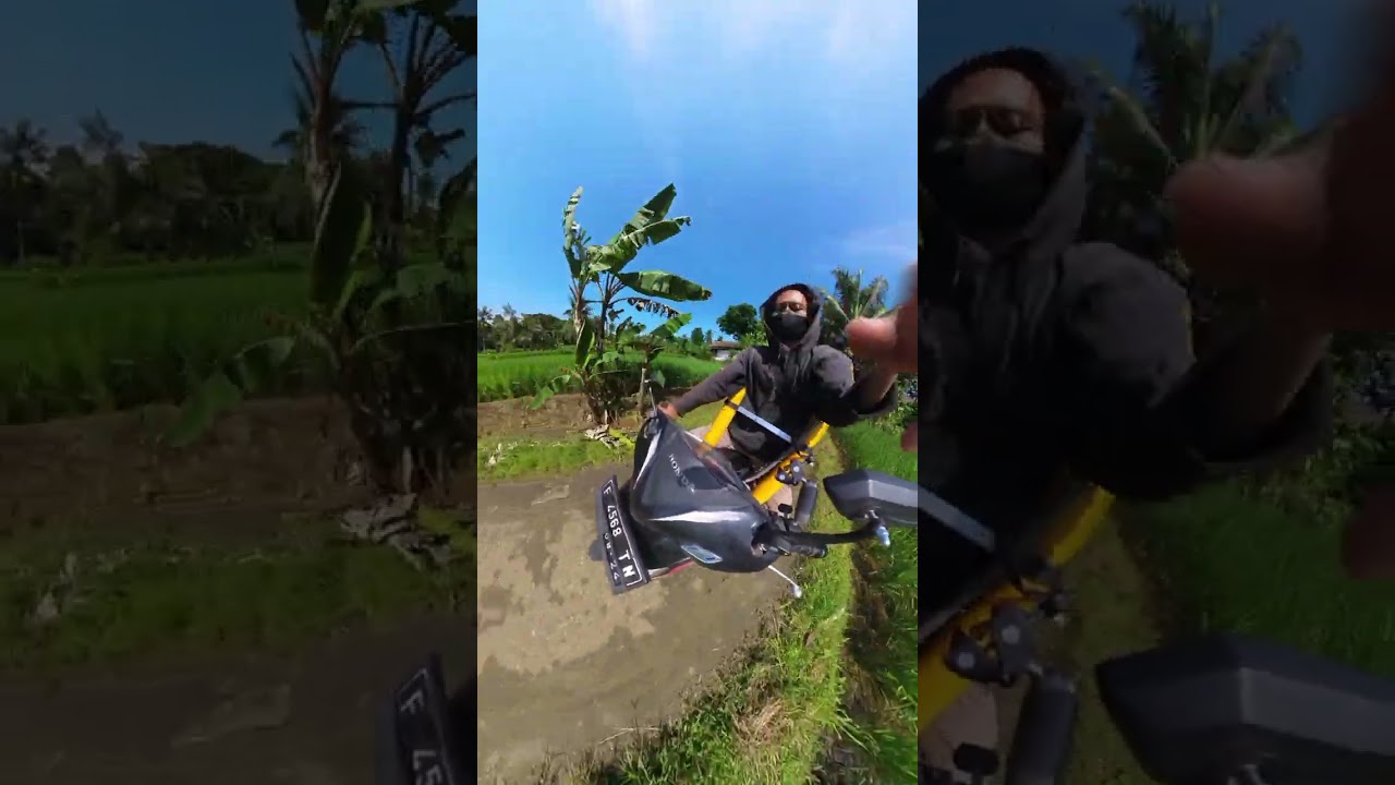 Jalanan pedesaan yang sangat indah