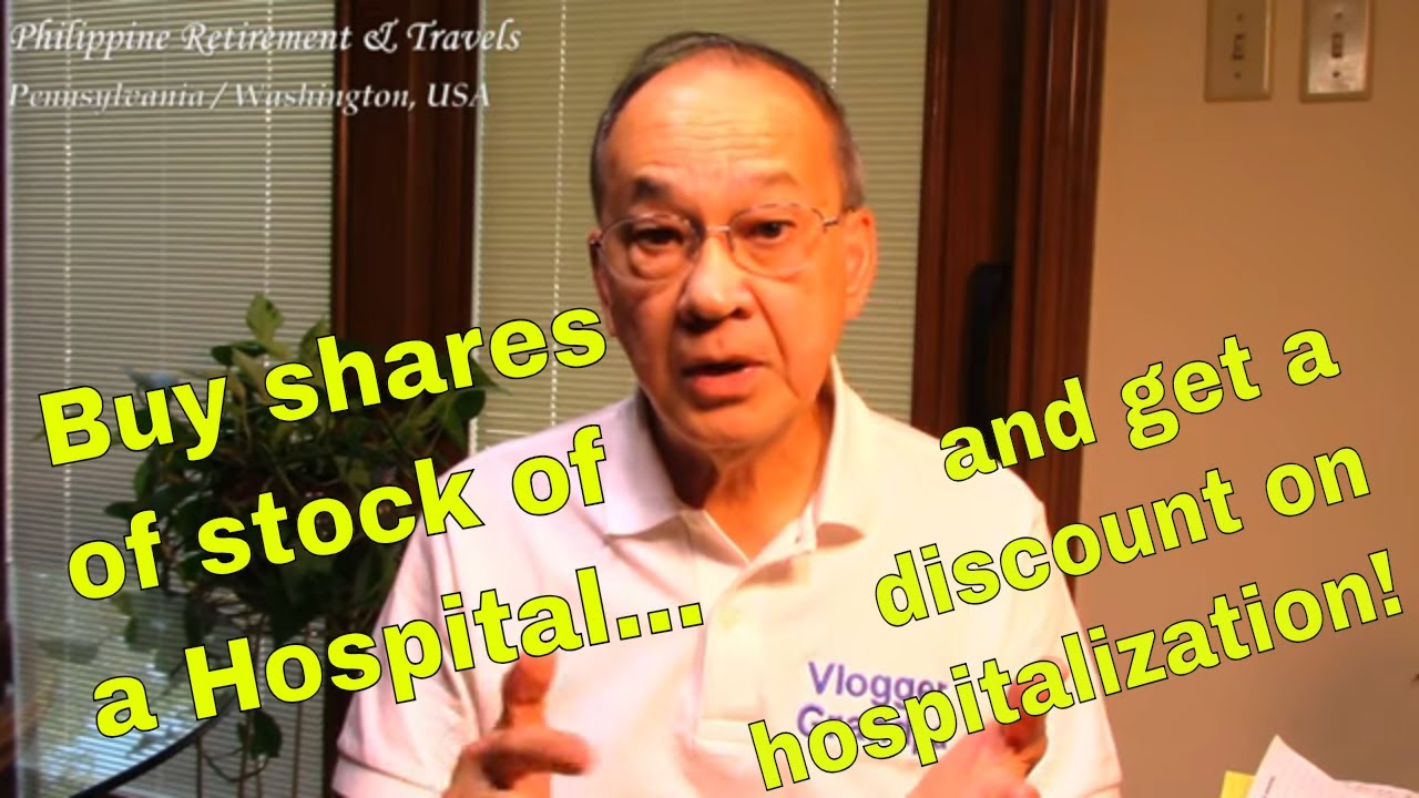 Own shares of Hospital Stock  and save on hospitalization!  [Buy a policy or invest in stock?]