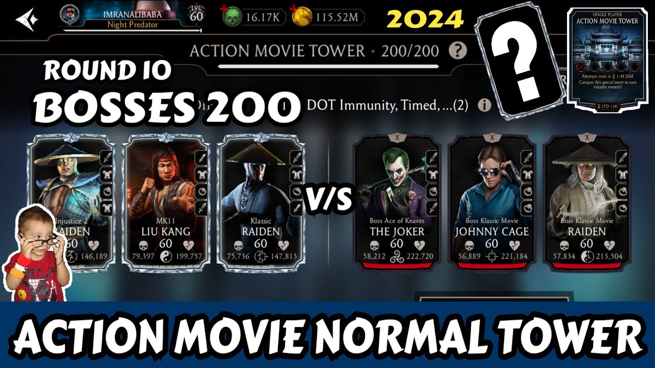 Action Movie Tower | 200 Bosses R10 | Beat By Diamond Team | Mk Mobile