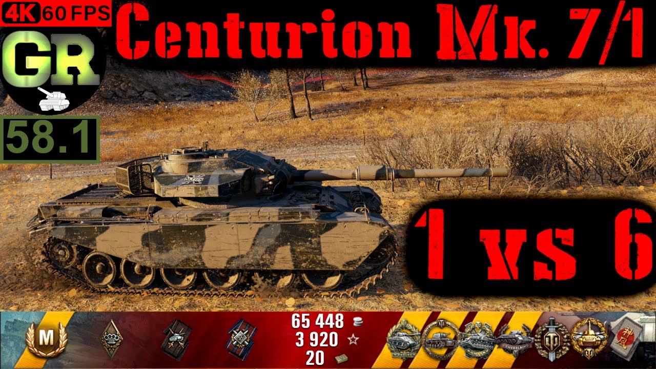 World of Tanks Centurion Mk. 7/1 WoT Replay - 8 Kills 4.6K DMG(Patch 1.5.0)