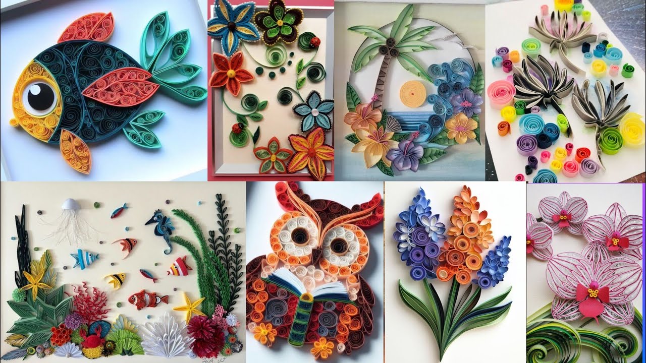 Creative Paper Quilling Art | Easy & simple crafts