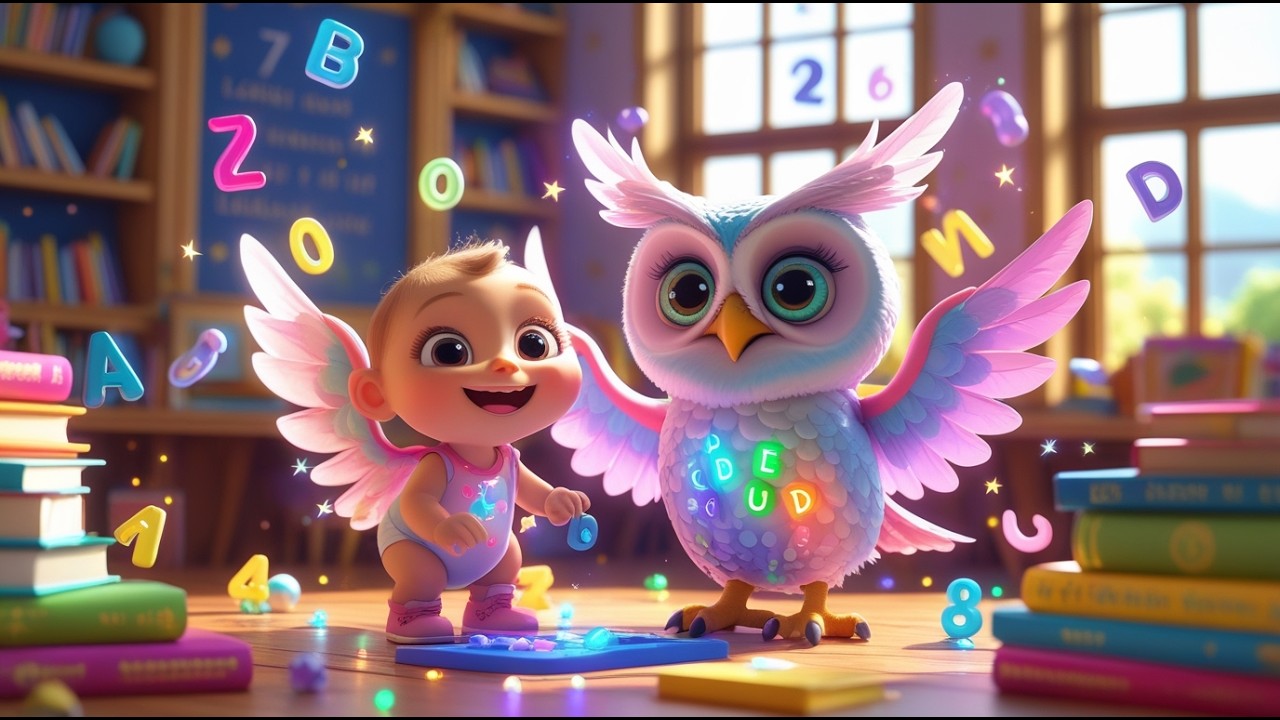 Hoot Hoot! The Magic Owl School 🦉✨ | Learn ABC & Numbers for Kids | Fun Preschool Adventure