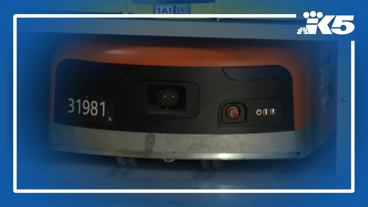 Amazon robots evolve in Kent fulfillment center