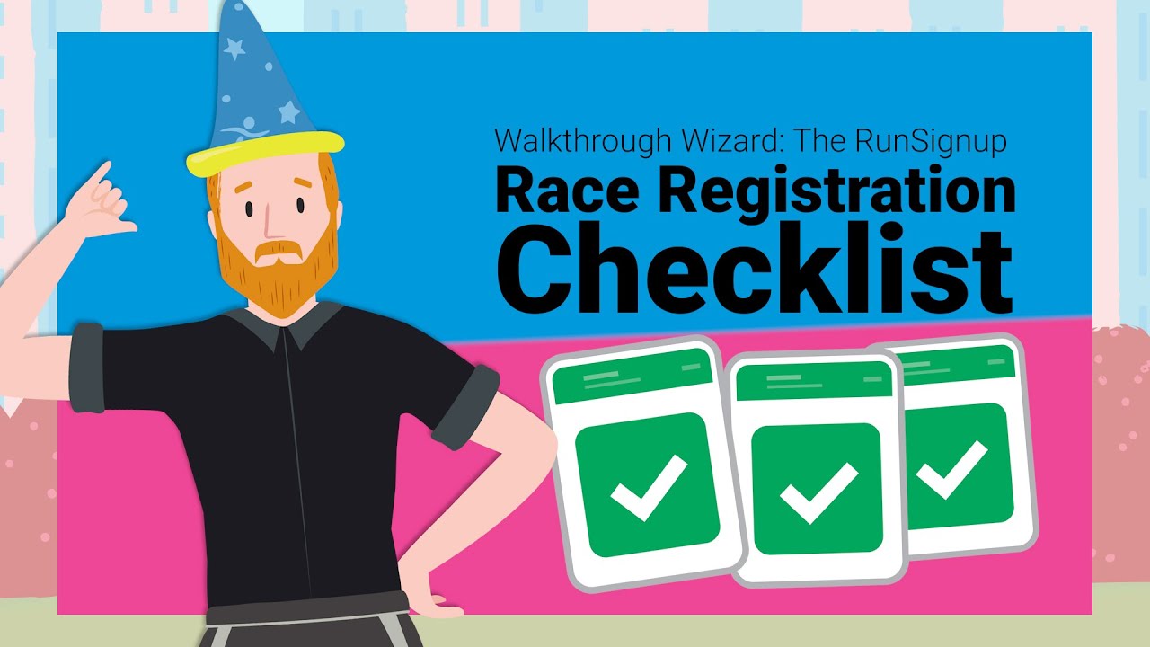 The RunSignup Race Registration Checklist