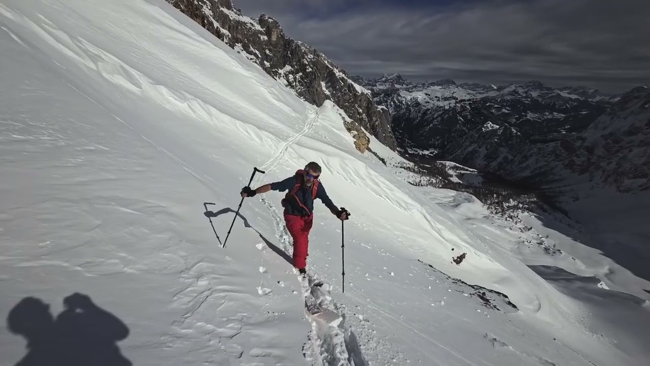 Forca Rossa da malga Ciapela skialp