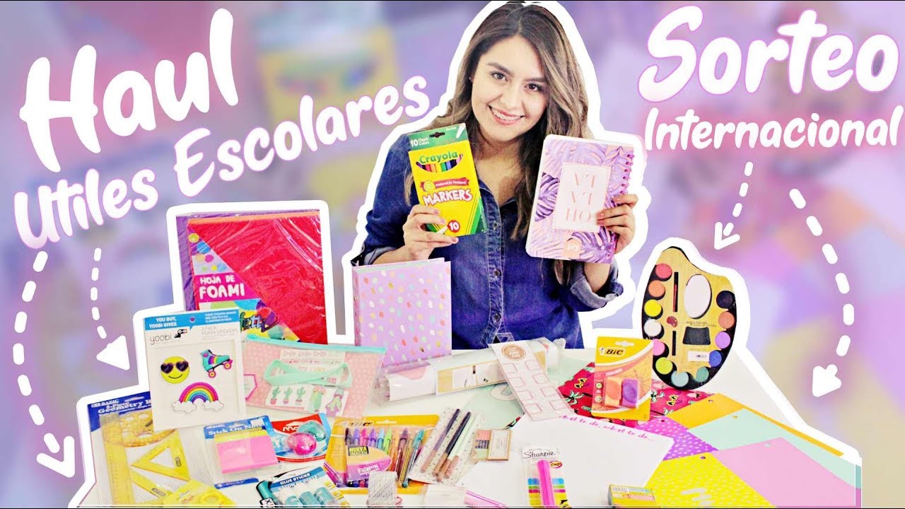 SORTEO INTERNACIONAL 2019 | HAUL UTILES ESCOLARES | REGRESO A CLASES |