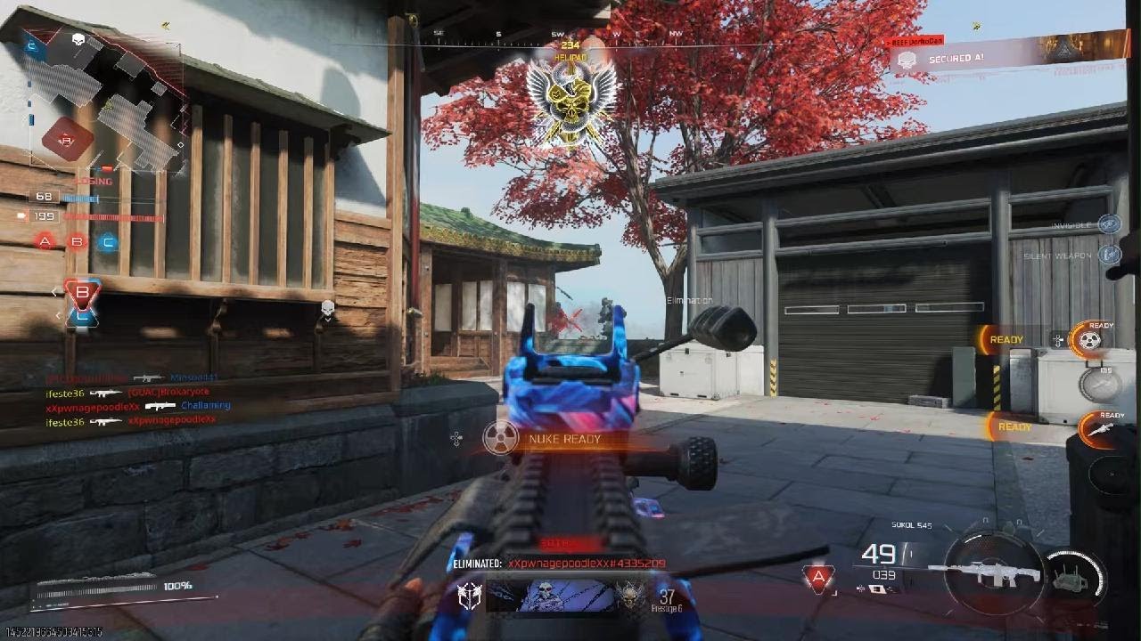 Solo clutch nuke on den