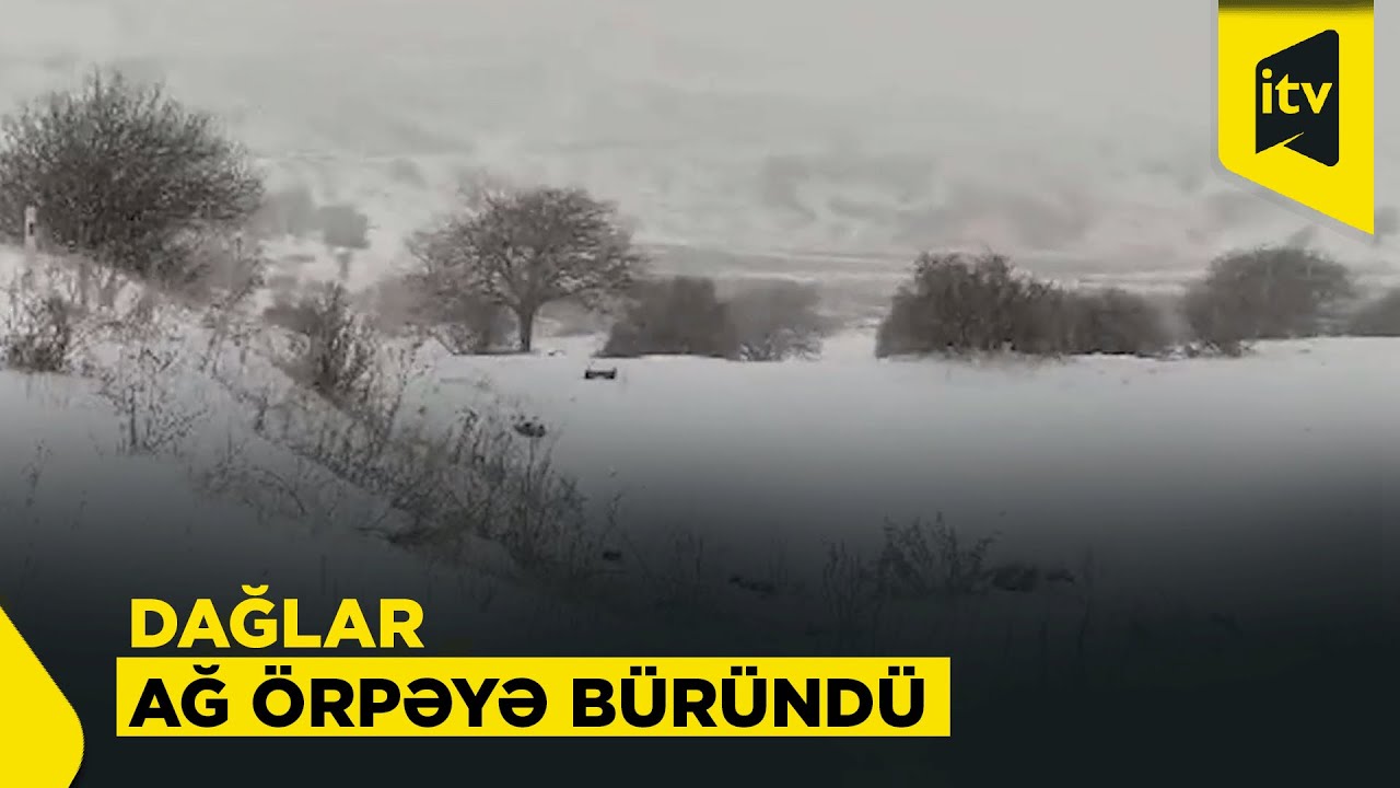 Naxçıvanın dağlıq kəndlərində qarın hündürlüyü 25 sm-ə çatıb