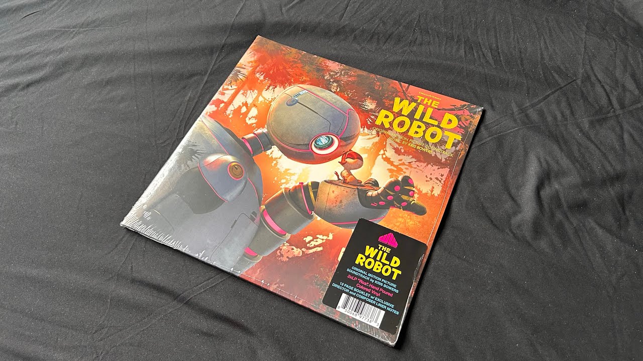 THE WILD ROBOT (2024) ORIGINAL MOTION PICTURE SOUNDTRACK VINYL UNBOXING 