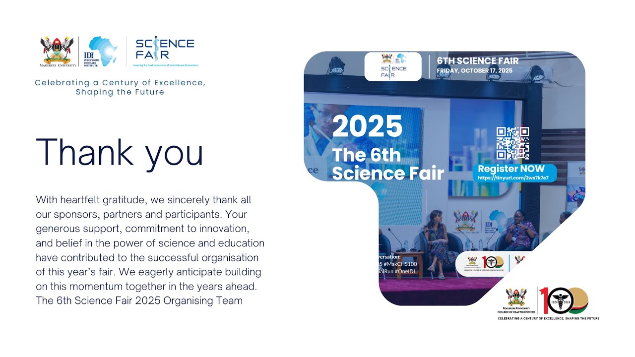 Infectious Diseases Institute Science Fair 2025 | Celebrating a Century of Excellence
