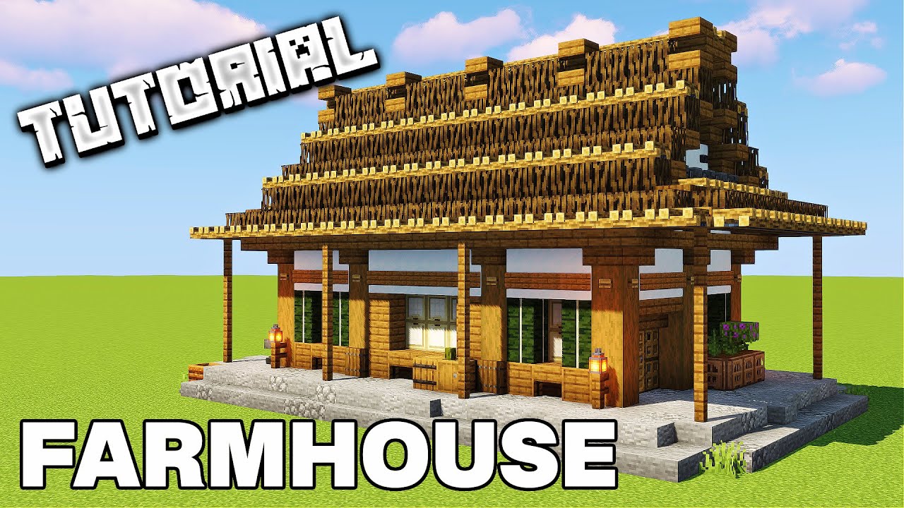 Japanese Farmhouse | Minecraft Tutorial