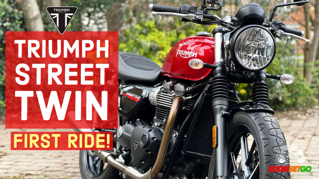 Triumph Street Twin REVIEW! | Triumph Street Twin Sound + First Ride