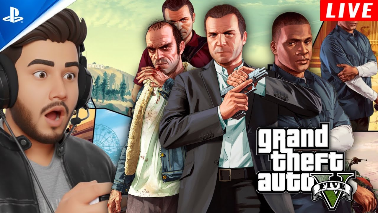 GTA 5 LIVE WALKTHROUGH | ROCKSTAR KNIGHT