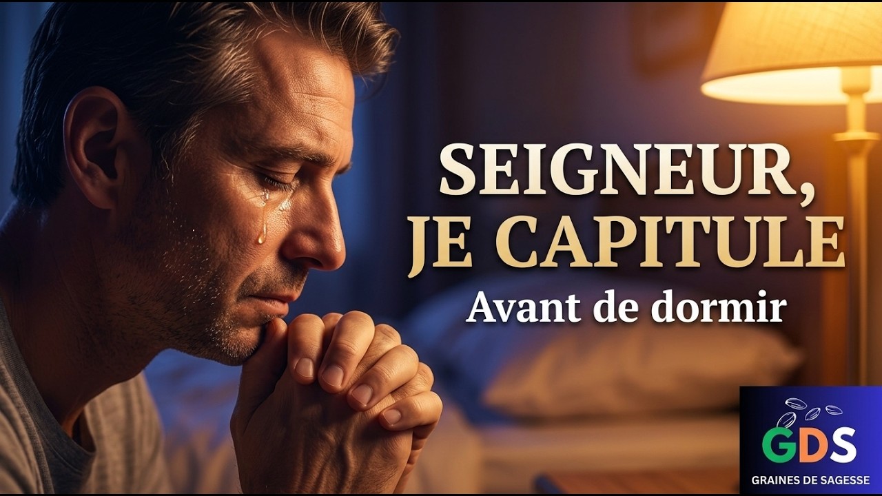 Seigneur, Cette Nuit Je Dépose Tout Entre Tes Mains | Prière Puissante du Soir pour un Sommeil Béni